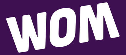 WOM logo WOM logo